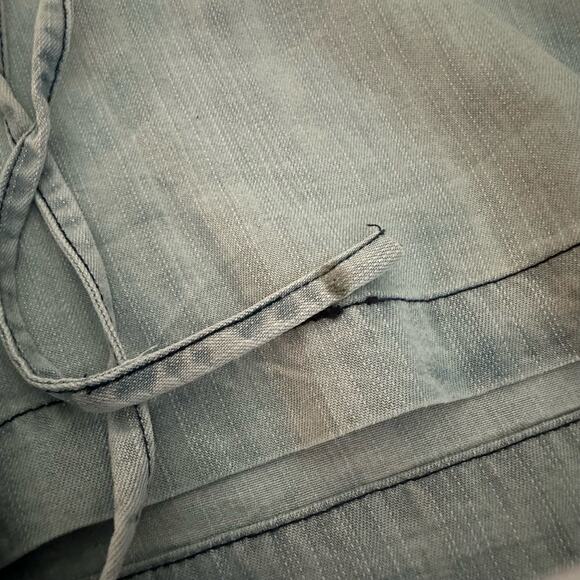 NEW Skies are Blue Streets with No Name Embroidered Tencel Shorts Size Medium - Picture 3 of 8